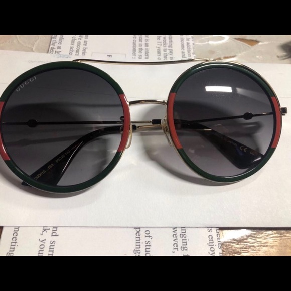gucci metal frame sunglasses